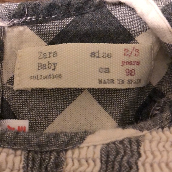 Zara Baby 2/3 years Plaid Shirt - Picture 2 of 3